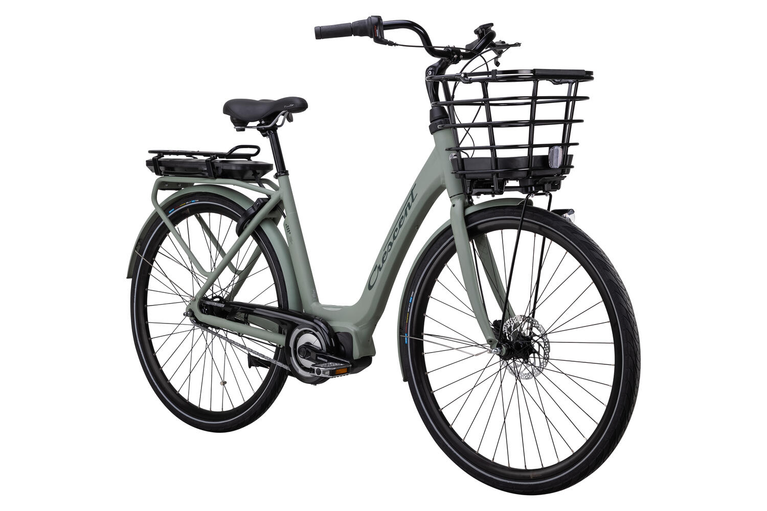 Crescent Elsa Dusty Green matalarunkoinen sähköpyörä - Image 2