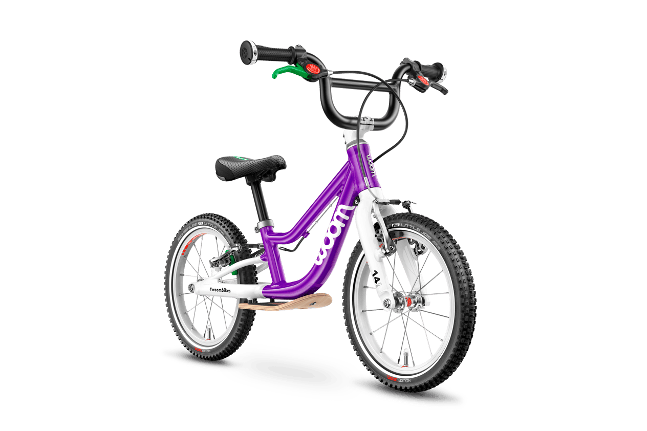 Woom 1 Plus lasten potkupyörä 14" - Violetti - Image 2