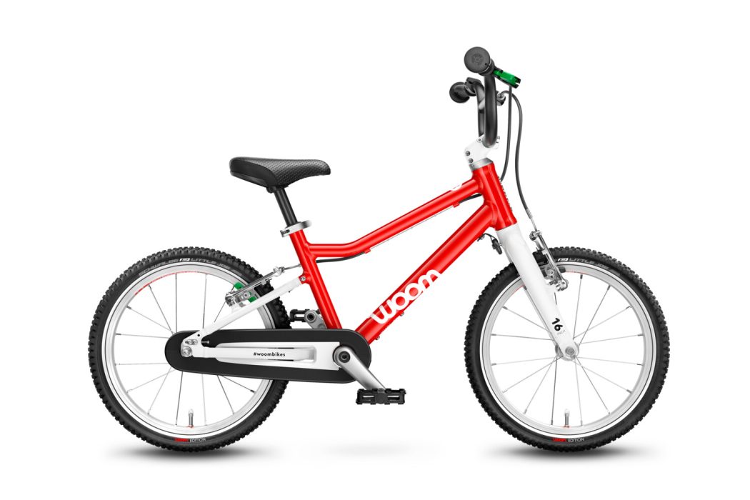 Woom GO 3 AUTOMAGIC 16″ lastenpyörä – Punainen