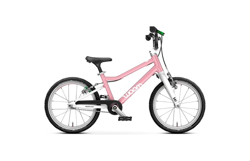 Woom GO 3 lastenpyörä 16″ – Pinkki